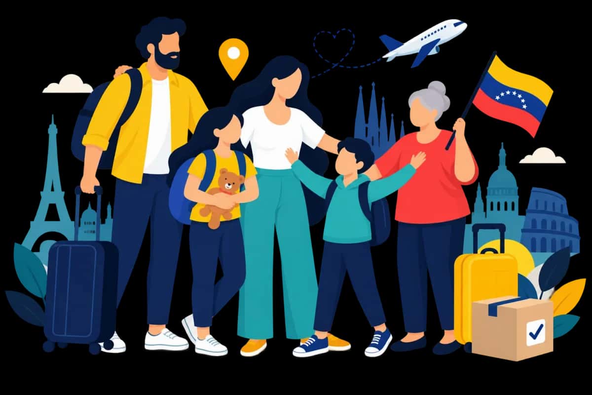 Familias latinas en Europa que envían remesas y paquetería a Venezuela y Colombia